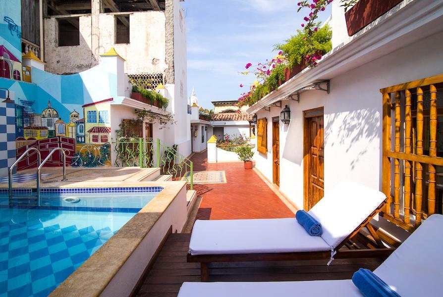 Hotel Boutique Las Carretas Cartagena Exterior foto
